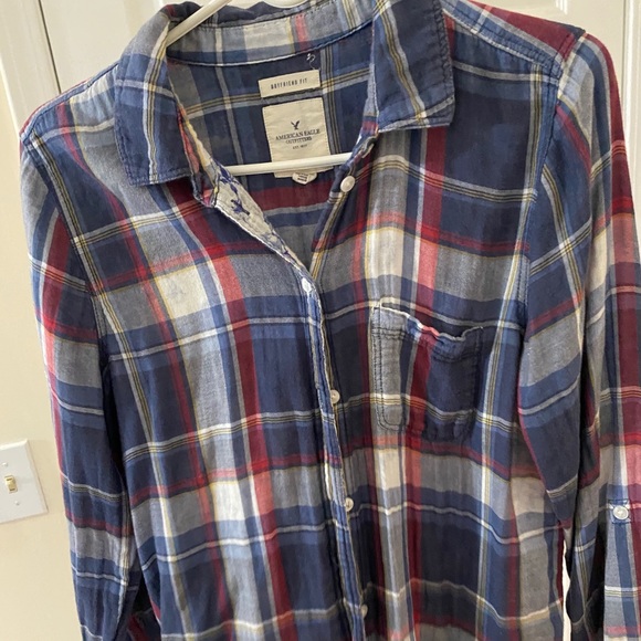 American eagle Plaid shirt/flannel - Picture 2 of 3